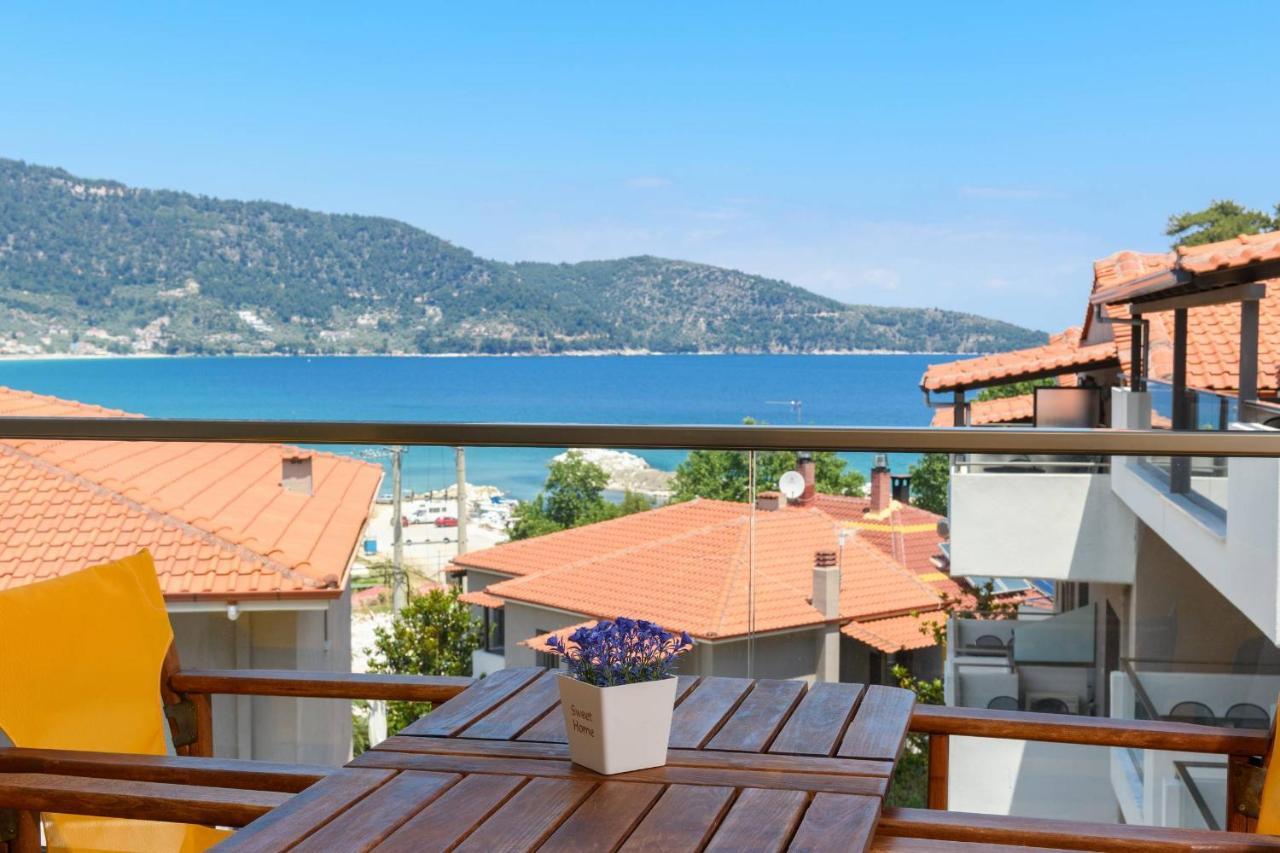Zoe'S Sea View Apartment Skala Potamia  Dış mekan fotoğraf