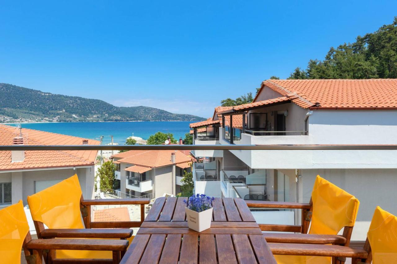 Zoe'S Sea View Apartment Skala Potamia  Dış mekan fotoğraf
